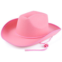 Ковбойская шляпа розовая