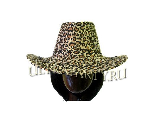 Ковбойская шляпа Леопард