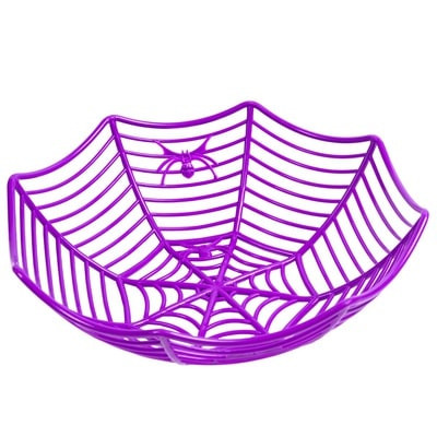 Конфетница Паутина фиолетовая