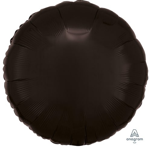 Фольгированный шар черный