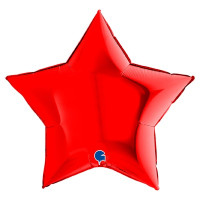 Шар-фигура Звезда красная, 91 см