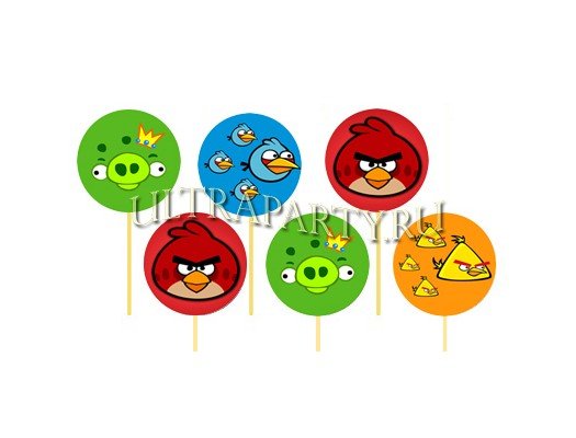 Топперы Angry Birds