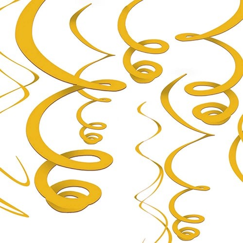 Спираль желтая