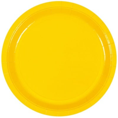 Тарелки желтые, 6 шт