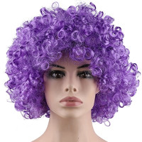 Диско парик фиолетовый