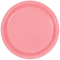 Тарелки розовые, 6 шт