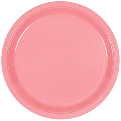 Тарелки розовые, 6 шт