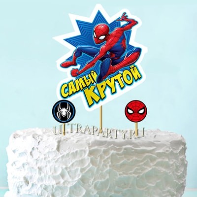 Украшения для торта Человек-паук 