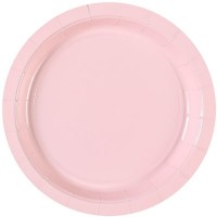 Тарелки пастель розовые малые