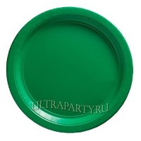 Тарелки зеленые, 8 шт