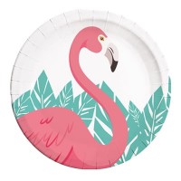 Тарелки Розовый Фламинго