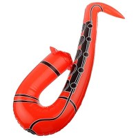 Надувной саксофон красный, 55 см