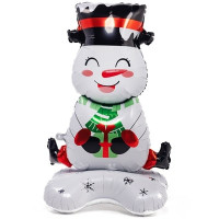 Фигура AIR Снеговик с подарком