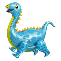 Шар AIR Динозавр Стегозавр голубой