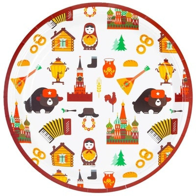 Тарелка Русский Стиль