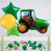 Сет из шаров Трактор зеленый