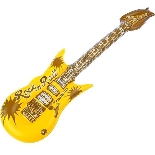 Надувная гитара желтая, 95 см