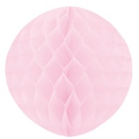 Бумажный шар розовый, 30 см