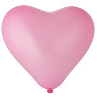 Шарик-сердце розовый