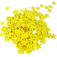 Конфетти Звезды желтые