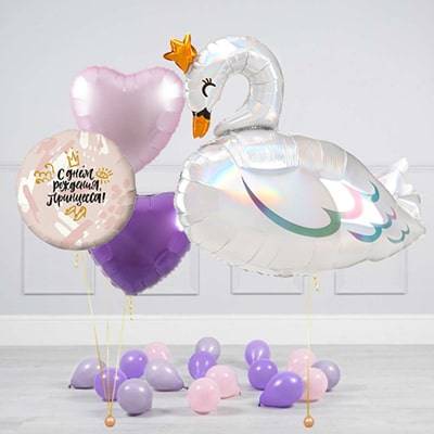 �ЛЕБЕДЬ из одного ШАРИКА Balloon Swan DIY TUTORIAL como hacer un cisne con globos largos