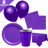 Набор для праздника фиолетовый