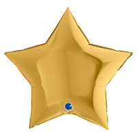 Шар-Фигура Звезда золотая, 91 см