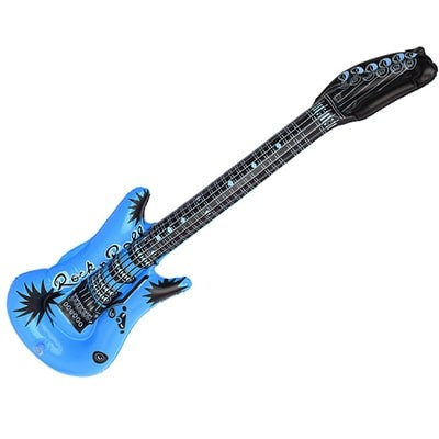 Надувная гитара синяя, 50 см