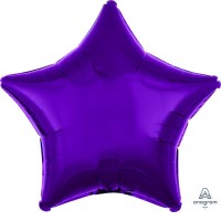 Шар фигура Звезда фиолетовая