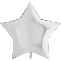 Шар Звезда белая, 91 см