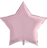 Шар Звезда розовая, 91 см