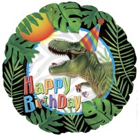 Шар С днем рождения динозавры