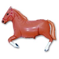 Шар фигура Лошадь коричневая