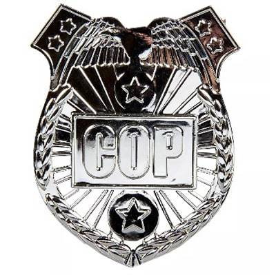 Полицейский значок - векторизованное изображение клипарта