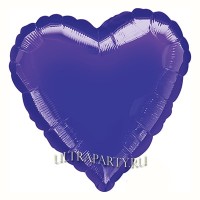 Шар-фигура Сердце фиолетовый