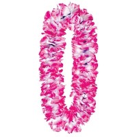 Гавайская Лея Малиновые Цветы, 55 см