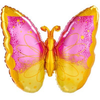 Шар фигура Бабочка PinkYellow