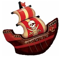 Шар фигура Пиратский Корабль
