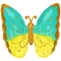 Шар фигура Бабочка MintYellow