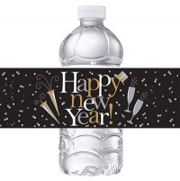Наклейки на бутылки Новый Год