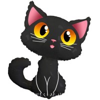 Шар фигура Черный Кот