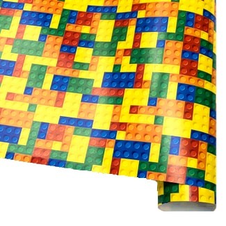 Бумага упаковочная Лего