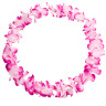 Гавайская лея Лепестки розовая