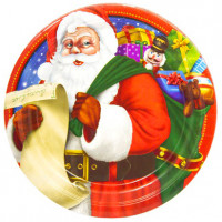 Тарелки Санта Клаус