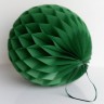 Бумажный шар зеленый