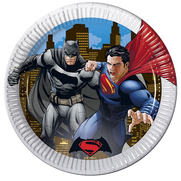 Тарелки Бэтмен против Супермена