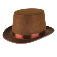 Шляпа коричневая