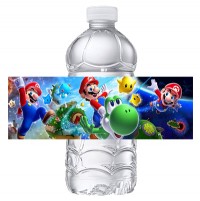 Набор наклеек на бутылки Марио