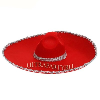 Шляпа Мексиканец красная
