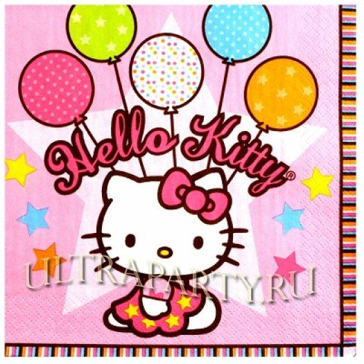 Салфетки Hello Kitty